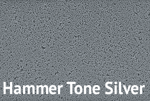 Hammer Tone Silver Textured Powder Coat